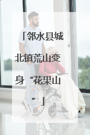 邻水县城北镇荒山变身“花果山”